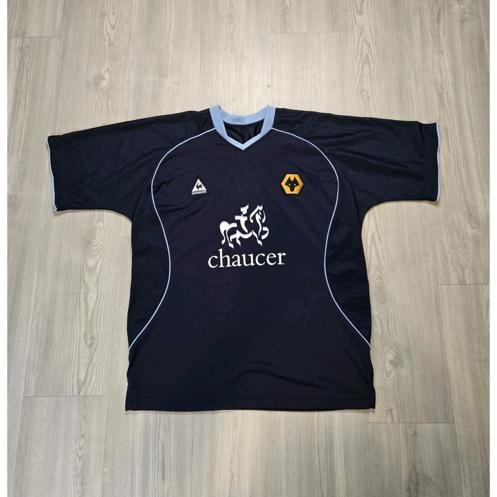 RETRO WOLVES AWAY Shirt Jersey Le Coq Sportif Chaucer Football Top 34/36 VINTAGE